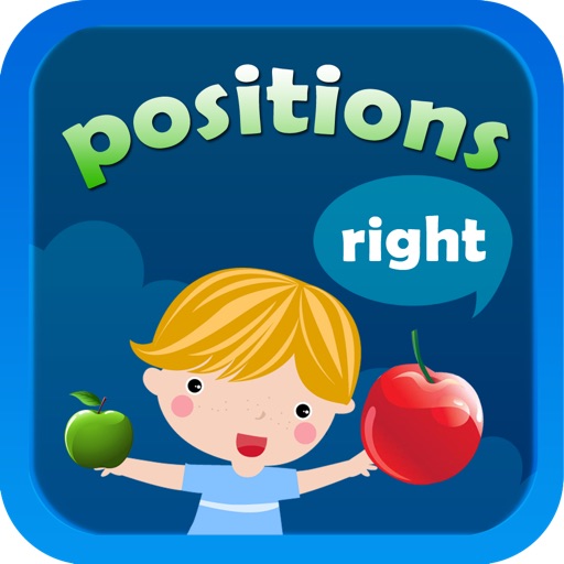 Prechoolers learn position icon