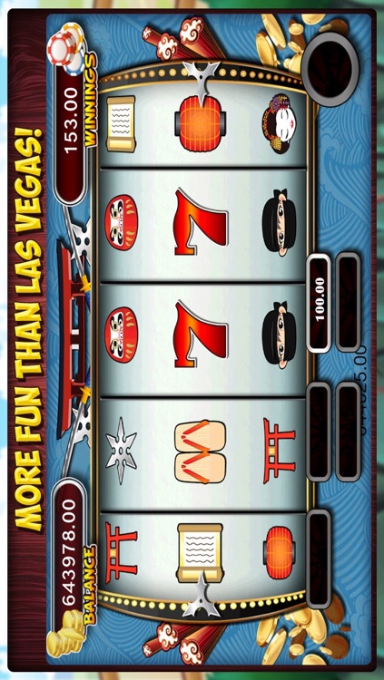 Ninja Slots Machine- Fun slot games