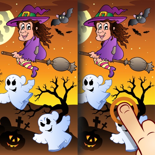 Halloween Find the Difference Game for Kids, Toddlers and Adults icon