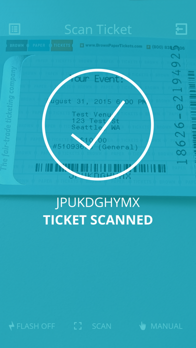 Brown Paper Tickets Scanner screenshot 3