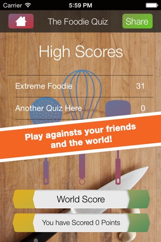 The Serious Foodie Quiz screenshot 3