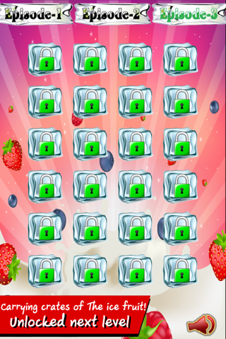 Ice Fruits Puzzle - Match block burst crazy swipe fruit smash game screenshot 2