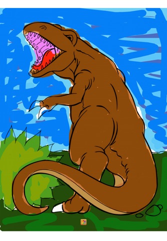Dinosaur Coloring Page For Kids : The Adventure of The Little Dino screenshot 3