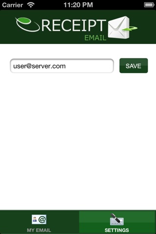 eMail My Receipt screenshot 2