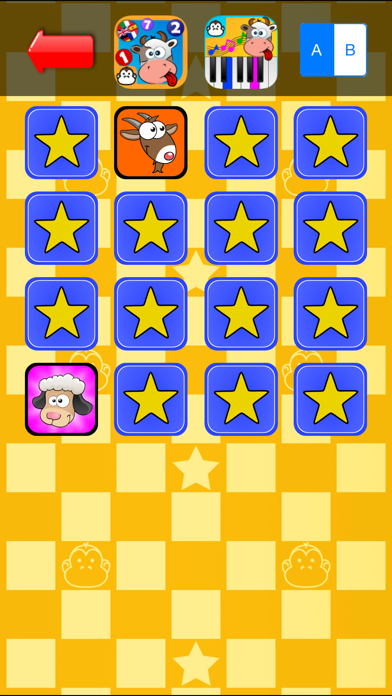 Baby Memory Genius - Funny farm animals iPhone screenshot