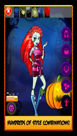 Game screenshot весело Хэллоуин одеваются игры лучше страшно салон игра ведьма hack