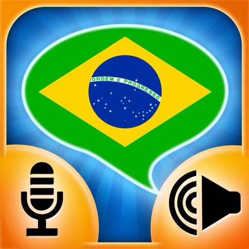 iSpeak Brazilian: Interactive conversation course - learn to speak with vocabulary audio lessons, intensive grammar exercises and test quizzes icon