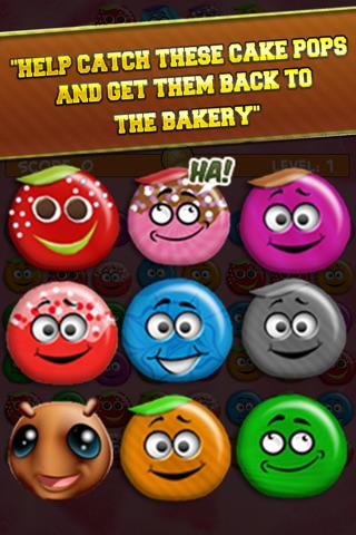 Cake Pops Stampede - Free Match Three Puzzle Game screenshot 2