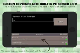 Game screenshot PE Servers - Custom Keyboard for Minecraft Pocket Edition mod apk