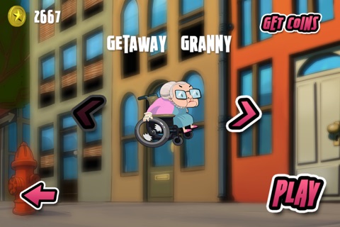Getaway Granny - Free Angry Racing Gran Skateboard Run Edition screenshot 2