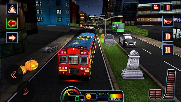 Halloween Party Bus Driver 3D screenshot-4