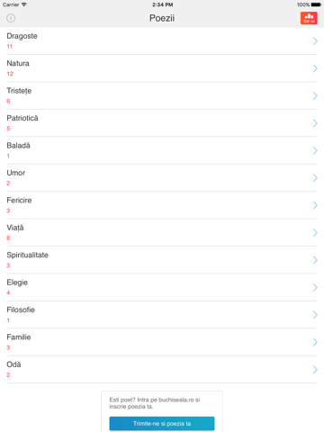 Screenshot #4 pour Poezii