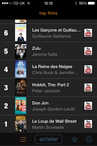 my9 Top 40 : FR film charts screenshot 2