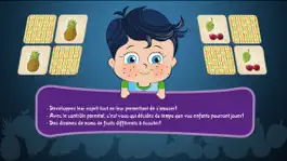 Game screenshot Learn French with Little Genius - Matching Game - Fruits apk