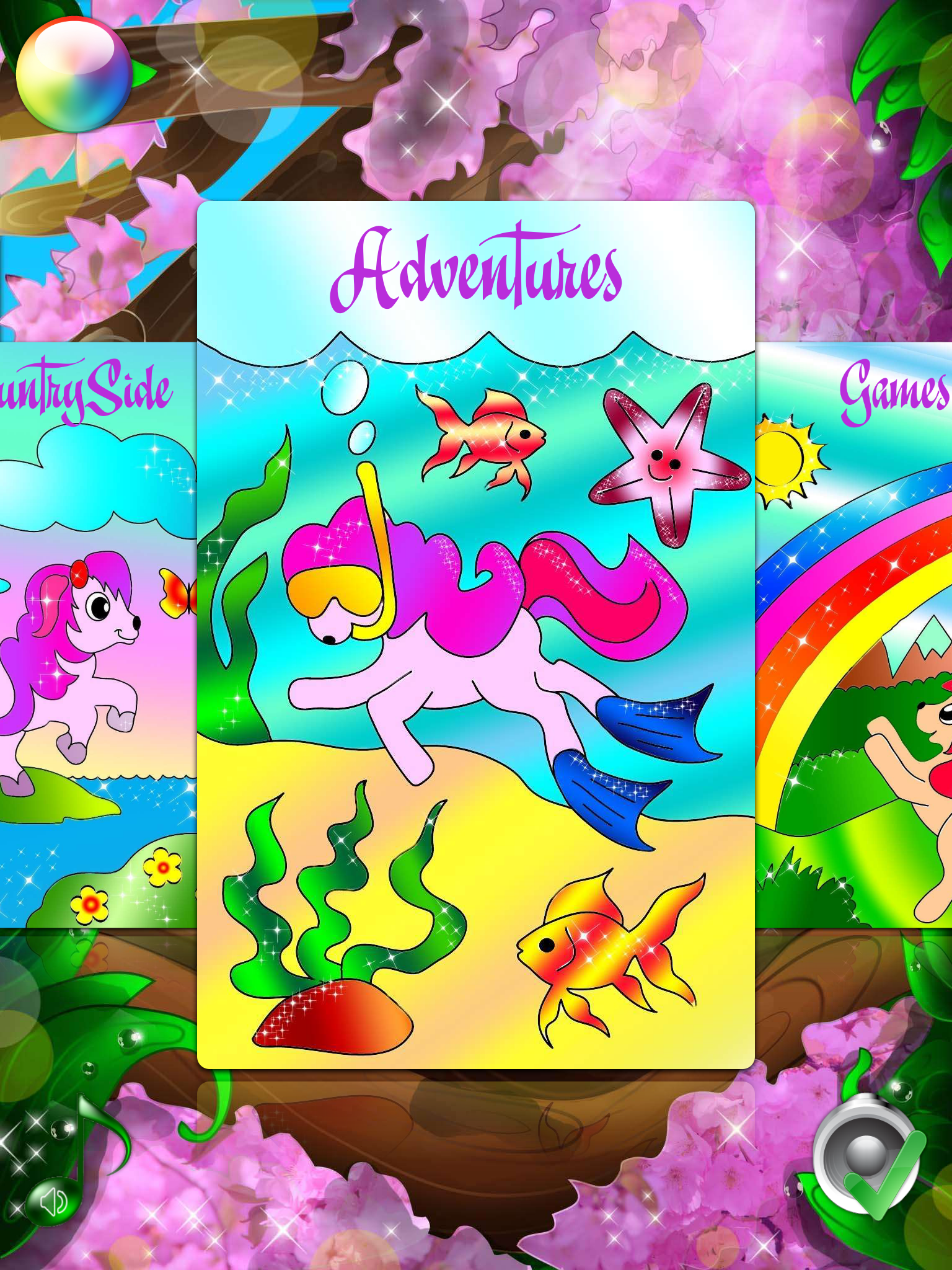 PONY Coloring Pages with Christmas Raz for my Little Girls and Kids screenshot 7