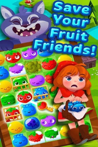 Fruit Smash Crush - 3 match puzzle yummy world game screenshot 2