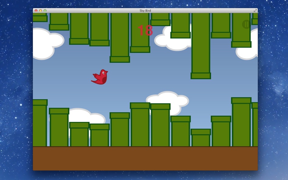 #3. Flappy Sky Bird (macOS) 由: Aravindhan Parasuram