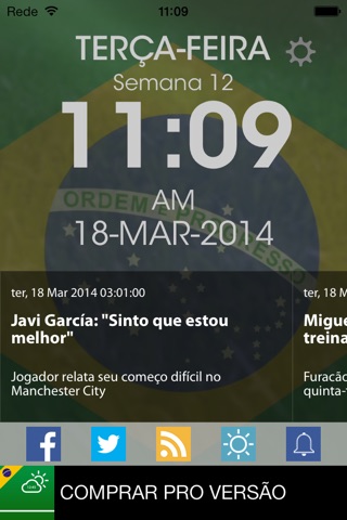 Brasil Clock screenshot 3