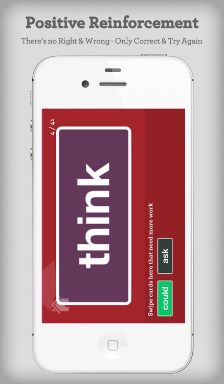 Toddler Training Tool - Reading Sight Words & Flash Cards - Preschool and Kindergarten Training App to Help Kids Learn to Read.