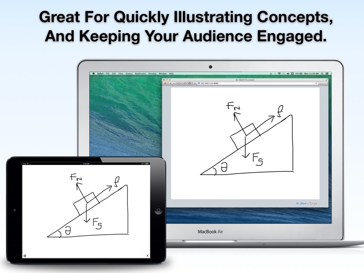 Air Sketch Free: Wireless Smart Whiteboard for Classrooms, Presentations, Meetings, and Collaboration
