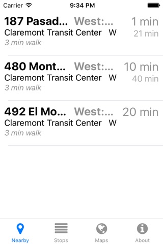 Foothill Transit Now - Real-time Transit Arrivals screenshot 3