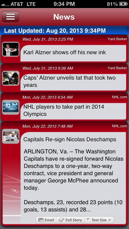 Washington Hockey Live screenshot-3