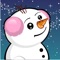 Tap fast to win the snowman race
