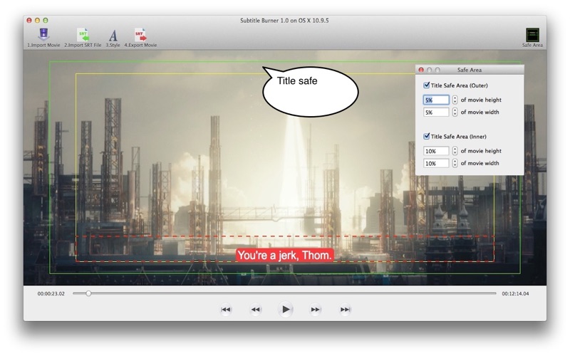Screenshot #3 pour Subtitle Burner