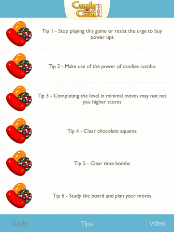 Screenshot #5 pour Tips, Video Guide for Candy Crush Saga Game - Full walkthrough strategy