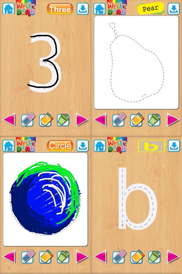 Write Draw Free - Learning Writing, Drawing, Fill Color & Words screenshot 2