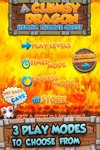 A Clumsy Dragon Rampage Throne Quest - FREE screenshot 4