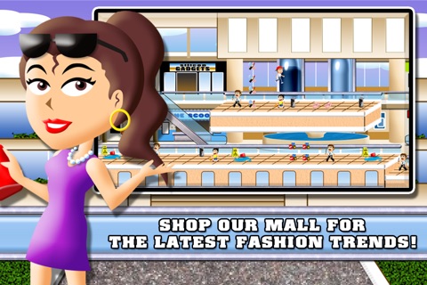 Modern Fashion Girl Superstar FREE - My High School Shopping Mall Dress Up World screenshot 2