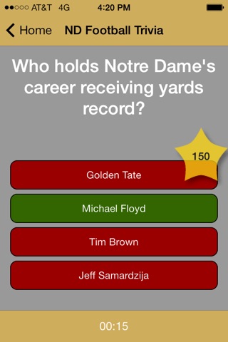 College Sports - Notre Dame Football, ND Fighting Irish Edition screenshot 4