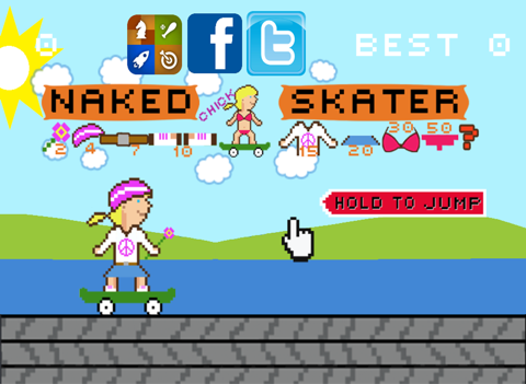Screenshot #4 pour Naked Skater : Chick Edition
