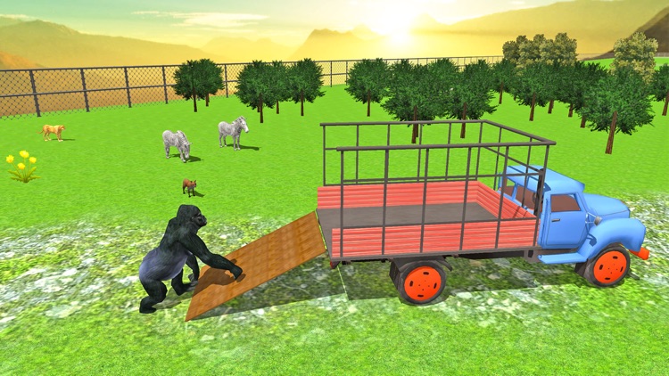 Transport Truck Zoo Animals