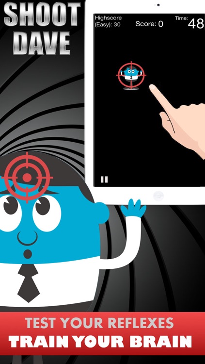 Shoot Dave - A fun reflex testing brain training game