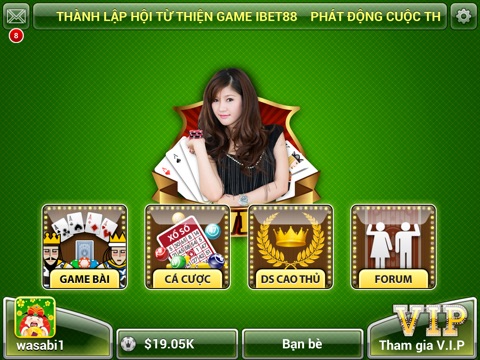 iWin Online Game danh bai 2014 HD : mau binh online screenshot 2