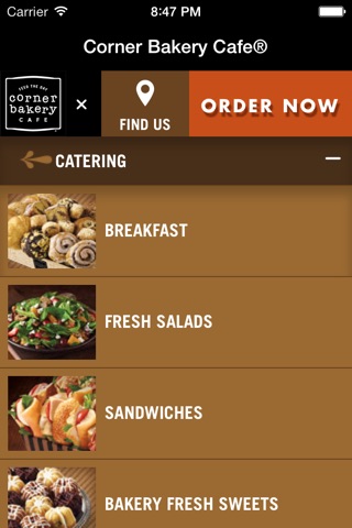 Corner Bakery Cafe screenshot 2