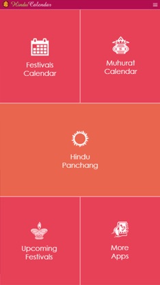 Hindu Calendar iOS screenshot 2