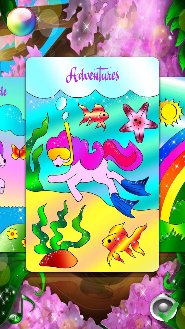 PONY Coloring Pages with Christmas Raz for my Little Girls and Kids screenshot 2