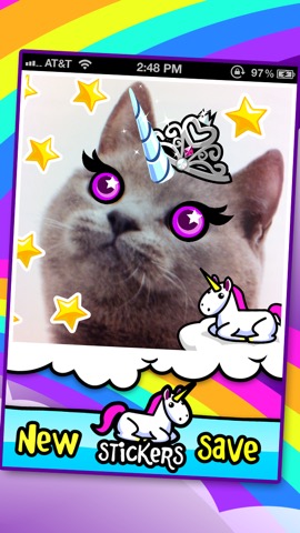 I'ma Unicorn - Amazing Glitter Rainbow Sticker Camera!のおすすめ画像2