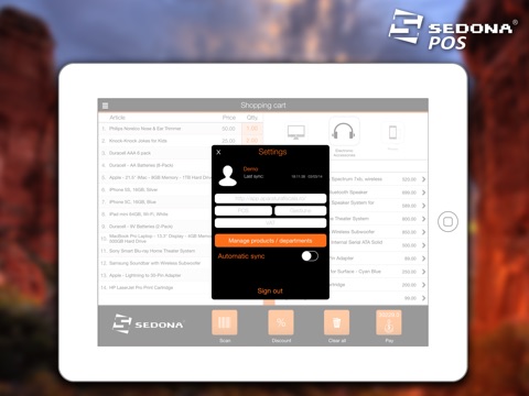 Sedona POS for iPad screenshot 4