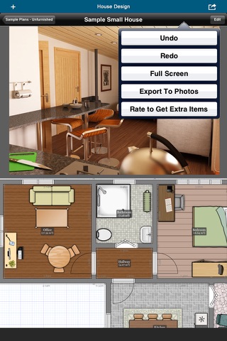 Home Office Design 3D- floor plan & draft design screenshot 2