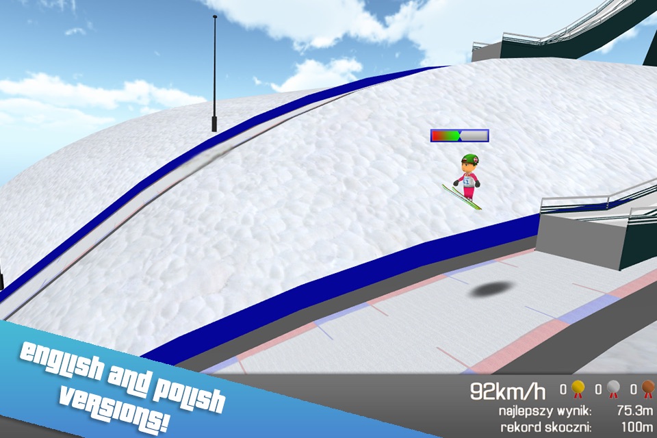 Sochi Ski Jumping 3D - Winter Sports Free Version screenshot 2