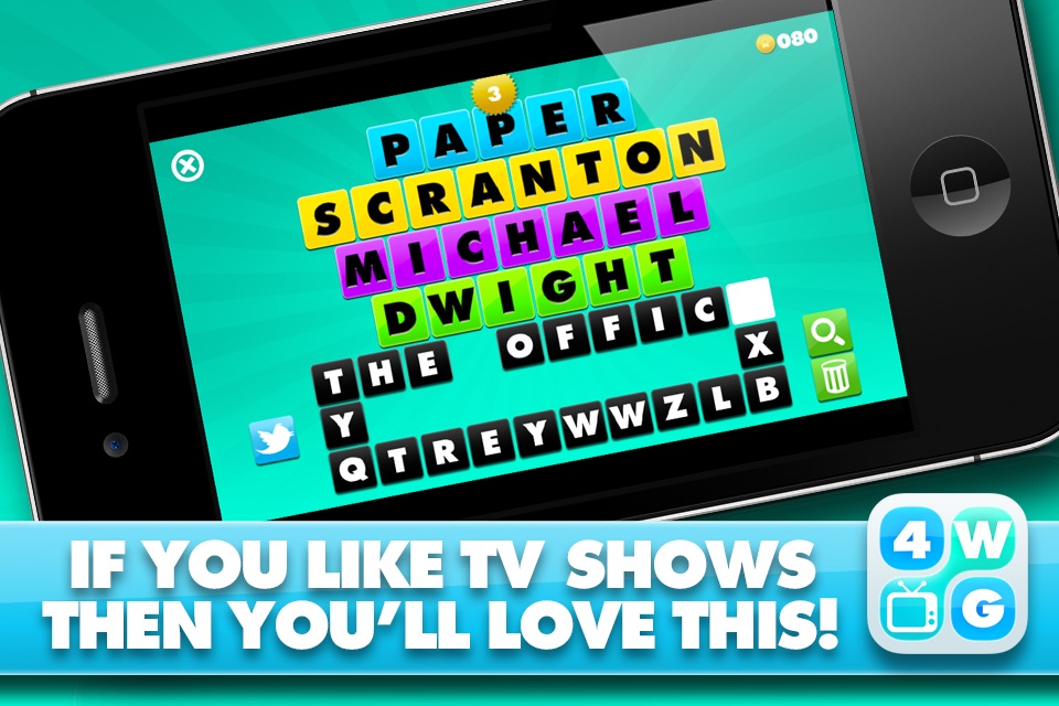 4 Word TV Game - Find the link and guess the TV show screenshot 3