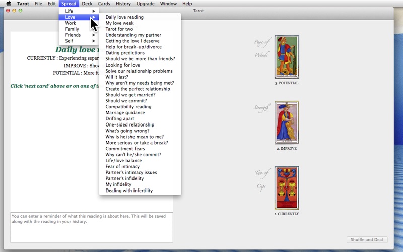 Screenshot #2 pour Tarot