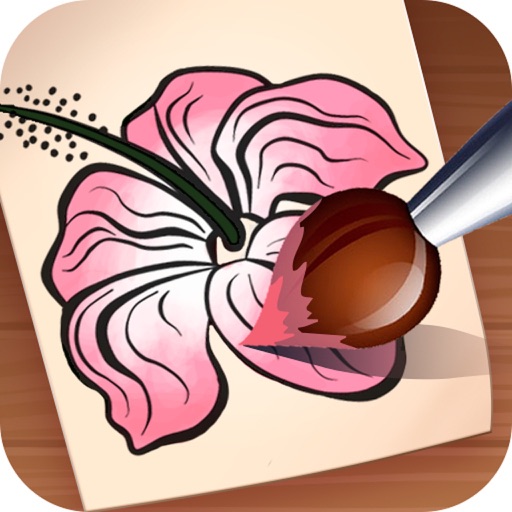 Flowers Coloring Book iOS App