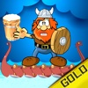 Angry Viking fighting for free beer - Gold Edition