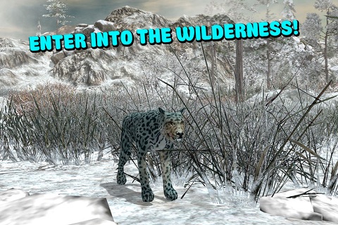 Wild Snow Leopard Survival Simulator 3D Full screenshot 3