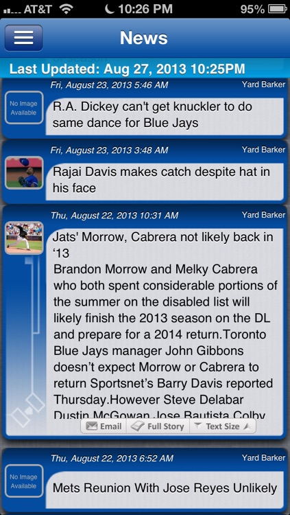 Toronto Baseball Live screenshot-3